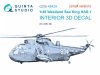 Quinta Studio QDS-48429 Westland Sea King HAS.1 3D-Printed & coloured Interior on decal paper (Airfix) (Small version) 1/48